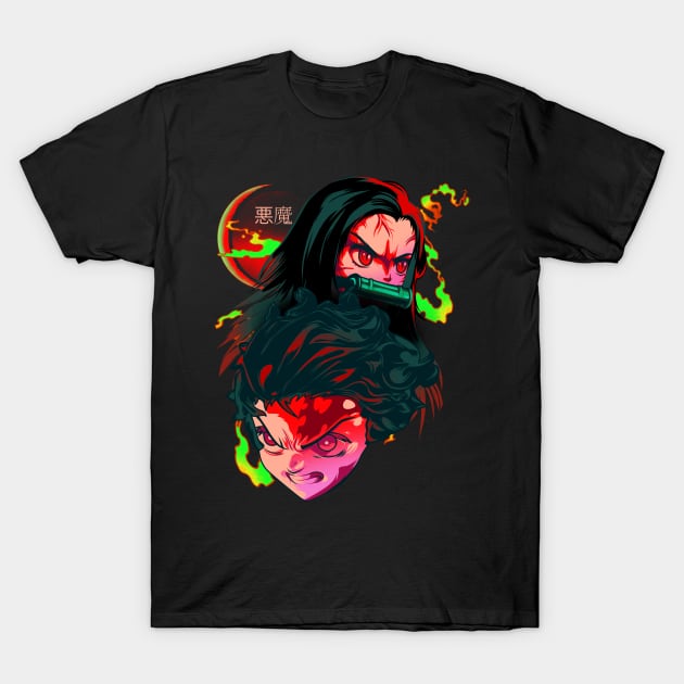 Demon Slayer T-Shirt by Heymoonly